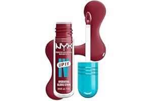 NYX Professional Makeup - Gloss Hydratant Effet Mouillé - Tenue Jusqu'à 12h - Hautement Pigmenté - Fini Brillant - Lip IV Gloss - Teinte : Bubblegum Burst