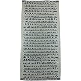 Vossen Toallas de mano de ducha paños Loops, 100 % algodón, gris claro, 1 Duschtuch 67 x 140 cm