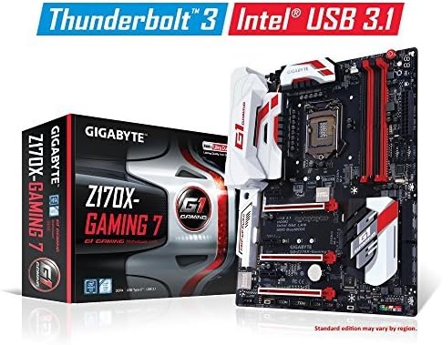 Gigabyte LGA1151 Intel Z170 2-Way SLI ATX DDR4 Motherboards GA-Z170X-Gaming 7 by Gigabyte