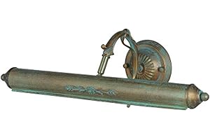 Lindby Lampade da Parete per Quadri, Applique Cornici o Specchio 2 x 40W Lampadario Camera Letto Soggiorno parete Interno Corridoio Rame Ossidato 45cm