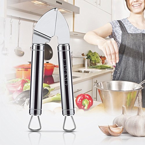 E-PRANCE Knoblauchpresse Knoblauchschneider Garlic press Edelstahl - 2