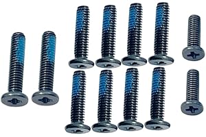 Gintai 12pcs Screw Kit for Asus TUF Gaming A15 FA507 / F15 FX507 Screw Kit Laptop Chassis Base Cover Fixing for Computer Bottom Screws Replacement for Laptop PC
