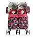 Cosatto Supa Dupa Twin Stroller Flamingo Fling - Pink