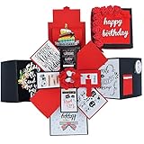 DecuT 3 Layered Romantic Handmade Explosion Box for Anniversary Love Explosion Box Gift for Birthday Explosion Box DIY Kit