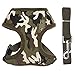 Produktbild Fenrad® Canvas Design Einstellbare Haustier Hund Hundegeschirr Pet Dog Harness Geschirr Welpengeschirr Softgeschirr Brustgeschirr Mit Zugkraftseil (Camouflage / XL Größe )