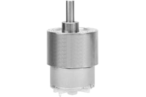 VIKYE Motor de CC, motor de reducción de velocidad de CC de 12V Motor eléctrico de juguete adecuado para cajero automático de banco, máquina expendedora, abridor automático de ventanas(12V 100RPM)