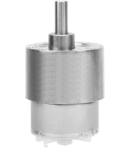 Moteur Réducteur 12V Haute Couple - Vitesses 15/30/50/100/200 RPM (ex: 12V 30RPM) - Pour Projets DIY, Automatisation