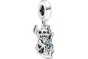 JOME Charm en Plata 925 | Inspirado en el Mundo Mágico de Disney | Compatible con Pulseras Europeas