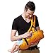 Bebamour Newborn Baby Carrier Sling 4 Carry Ways with Detachable Board (Red)
