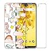 Produktbild Hülle für Wiko View 2 (6.0") Cover,JIENI,Transparent Romantik World of Warcraft TPU Weich Silikon Handyhülle Schutzhülle Stoßkasten Case Bumper Slimcase Gehärtetes Glas Displayschutzfolie für Wiko View 2 (6.0")
