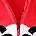 WangsCanis Baby Fleece Zip Hoodie Hat with Ear Sweatshirt Panda Face Embroidery 6-9 Month
