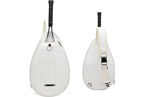 GENERIC Lightweight Tennis Backpack Water-Resistant Badminton Bag with Adjustable Shoulder Strap Multi-Compartment for Men Women Junior, Fashionable Sports Backpack Only 400 Grams, 7 Colors