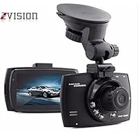 ZVision Full HD 1080P Car DVR with Memory Card Slot Recording and 2.7" LCD Screen Night Vision Camcorder