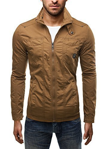 OZONEE Herren Jacke bergangsjacke GLO STORY 7736 CAMEL 2XL