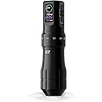 EZ TATTOO Wireless Tattoo Machine - 6 Strokes 2.0, 2.4, 2.8, 3.3, 3.7, 4.2mm Bluetooth Tattoo Machine Pen with OLED Digital Display 1600mAh Battery Power Tattoo Gun (P3 Pro Gloss Black)