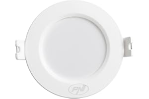 Foco LED PNI D-Light CL2503 de 3 W, empotrable, redondo, 90,5 x 28 mm, 6400 K, alimentación 230 V, 330 lm, blanco