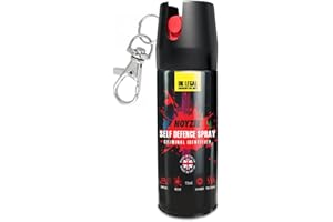 Noyzie Self Defence Spray UK Legal Pepper Spray Alternative for Men & Women with UV Marking & Keychain - Criminal Identifier Spray for Personal Protection 15ml