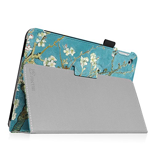 Fintie Apple iPad mini 1 / 2 / 3 Hülle – Slim Fit Foilo Kunstleder Schutzhülle Tasche Etui Case Smart Cover mit Auto Schlaf / Wach, Standfunktion für iPad mini 3 / 2 / 1, Mandelblüten - 6