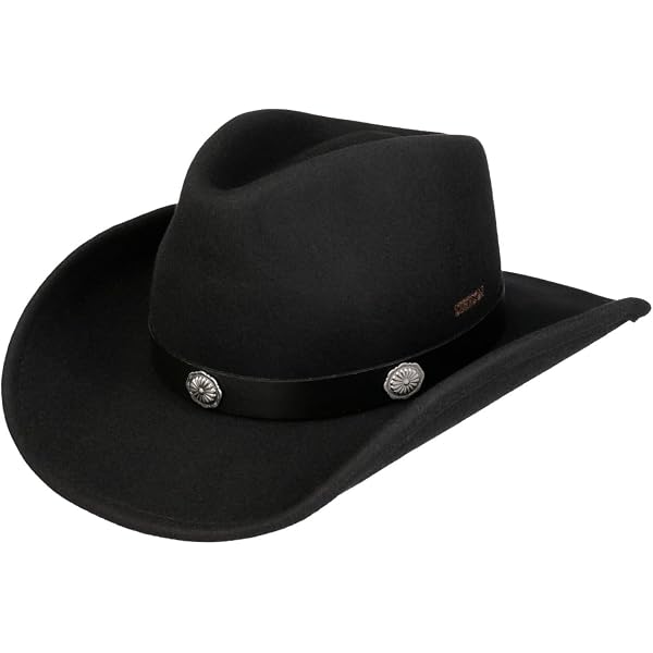 Stetson Yutan Cappello Traveller Feltro di Lana Asahi Guard Tascabile Fascia in Pelle Piuma Unisex Estate Inverno