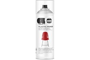 CL COSMOS LAC Grundierung Spray - Kunststoff Spezial Haftgrund Spray für Plastik 400m ml - Haftvermittler Kunststoff - Plastic Primer