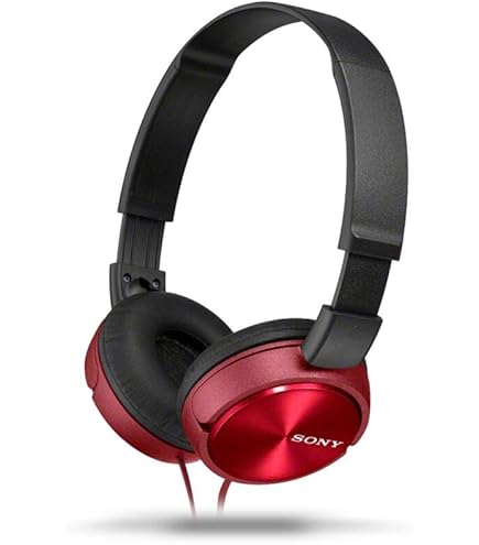 SONY MDR-ZX310AP Black Over-Ear Headphones with Built-in Mic