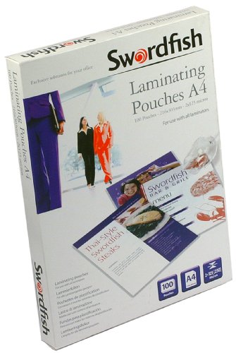 Swordfish 48021- Fundas para plastificar A4 250 micras 100 unidades Swordfish 48021- Fundas para plastificar A4 250 micras 100 unidades