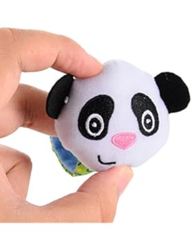 XY Fancy 4pcs Baby Kleinkind Stofftier Handgelenk Rasseln Hände Fußsucher Entwicklungs