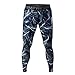 Imported Men Exercise Legging Running Tight Trousers Workout Sport Pants Blue XL RS.760.00