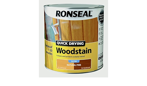 Ronseal Quick Drying Woodstain Satin 2 5l Natural Pine Amazon Co Uk Diy Tools Ronseal Quick Drying Woodstain Satin 2 5l Natural Pine Amazon Co Uk Diy Tools