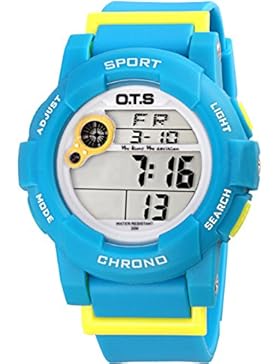 Electronic watch wasserdicht night light alarm multi-funktion outdoor sports-A