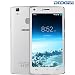 Produktbild Smartphone ohne Vertrag, DOOGEE X5 MAX Dual SIM Android 6.0 Handy, 5 Zoll HD Display, MTK6580 Quad Core, 1GB RAM + 8GB ROM - 8MP + 8MP Kameras, 4000mAh mit Fingerabdruck Sensor - Weiß