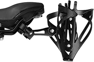 VeloChampion Double Bike Water Bottle Cage Holder - Rear-Mounted Dual Bike Bottle System for Cycling Triathlon