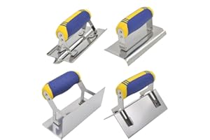 LECREATEKIT Juego de ranuradoras manuales de hormigón para ranuras lisas y definidas (a)