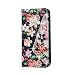Produktbild Hozor Apple iPhone 5 / 5S / SE (4.0 Zoll) Hülle - Hybride Bunter Blumen Muster & Diamant Serie Flip Case Schutzhülle PU Lederhülle Luxus Elegant Glänzend Etui