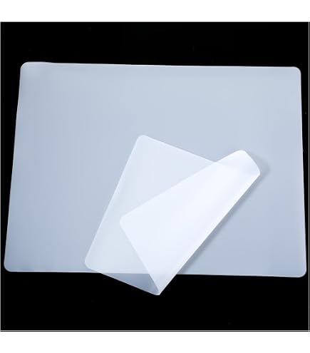Tapis De Protection Silicone Cuisine 50x70.5cm - Antidérapant, Résistant à La Chaleur, Pour Pâtisserie, Résine, Bricolage - 8