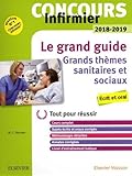 Concours Infirmier 2018-2019 Le grand guide Grands thèmes sanitaires et sociaux: Ecrit et Oral : Le tout-en-un avec livret d'entraînement