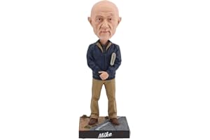 Royal Bobbles Better Call Saul Mike Ehrmantraut Bobblehead, Figurine réaliste en polyrésine de qualité supérieure, numéro de série Unique, détails Exquis