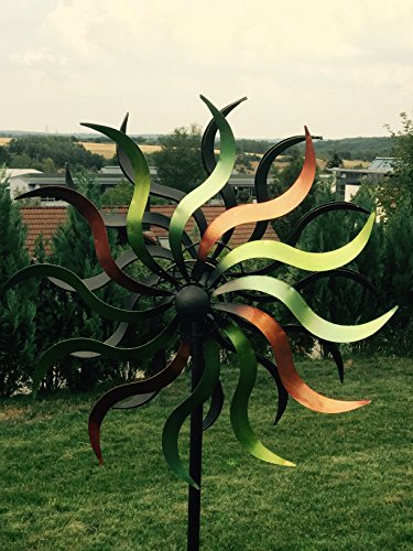 WindRad ArtFerro, Metall, 35,5×16,5×184 cm - 4