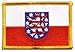 Produktbild Aufnäher Patch Flagge Deutschland Thüringen - 8 x 6 cm
