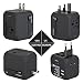 Produktbild Reiseadapter AC-Ladegerät Adapter All in One US UK EU AU Stecker Universal-Adapter-Stecker Multi-Sockel mit zwei USB-Anschluss