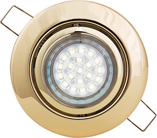 Preisvergleich Produktbild Heitronic Einbaustrahler Cinthia Gold / 50W / 23353