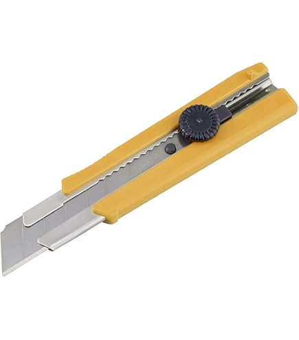 Cutter 25 Mm Avec Fixation – Pour Coupes Précises Papier, Carton, Bricolage Et Bureau