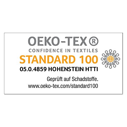 Baumwoll Bettwäsche Seersucker 135×200 cm 4-teiliges Set Karo Streifen Grün - 3