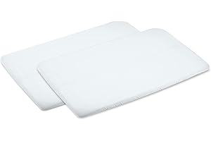 Bebeconfort Draps-housses pour Cododos et Berceaux Amara, Calidoo et Zina (Lot x2), Blancs