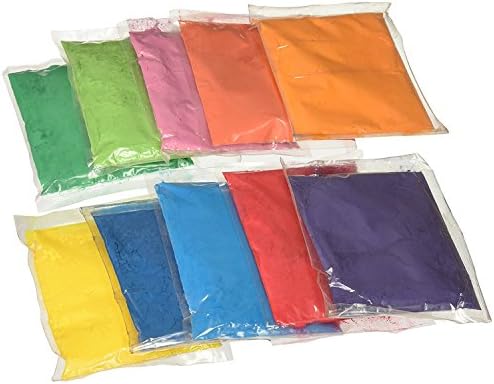 Festival Colors (Rangoli) Holi High Quality Colors (Pack of 10)