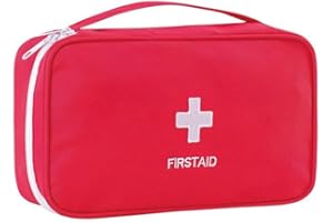 JEYORZY Bolsa de Primeros Auxilios Portátil - Botiquín para Viaje y Camping, Botiquín Vacío Médico