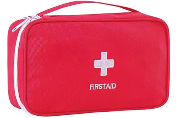 JEYORZY 1 pcs Sac à médicaments, sac à pharmacie de voyage, Mini Trousse de Secours Vide, trousse de premiers secours, gadgets de voyage, sac de rangement médical, sac de rangement pour maison, bureau