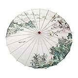 Ideal para fiestas temáticas asiáticas, decoración de cosplay, traiga un toque de oriente a su hogar con nuestra hermosa sombrilla sombrilla china.