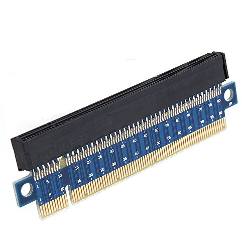 WEONE Ersatz PCI-E 164Pin Slot PCI-Express 16x-Schutz nach oben Riser-Karte Video Card Protector