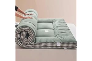 ZSMFCD Colchón De Suelo De Futón Grueso De Invierno, Colchón De Tatami Japonés, Colchón De Suelo Plegable Y Enrollado, Colchón De Futón Doble Suave Y Transpirable, Dormitorio De Estudiantes En Casa ( Color :